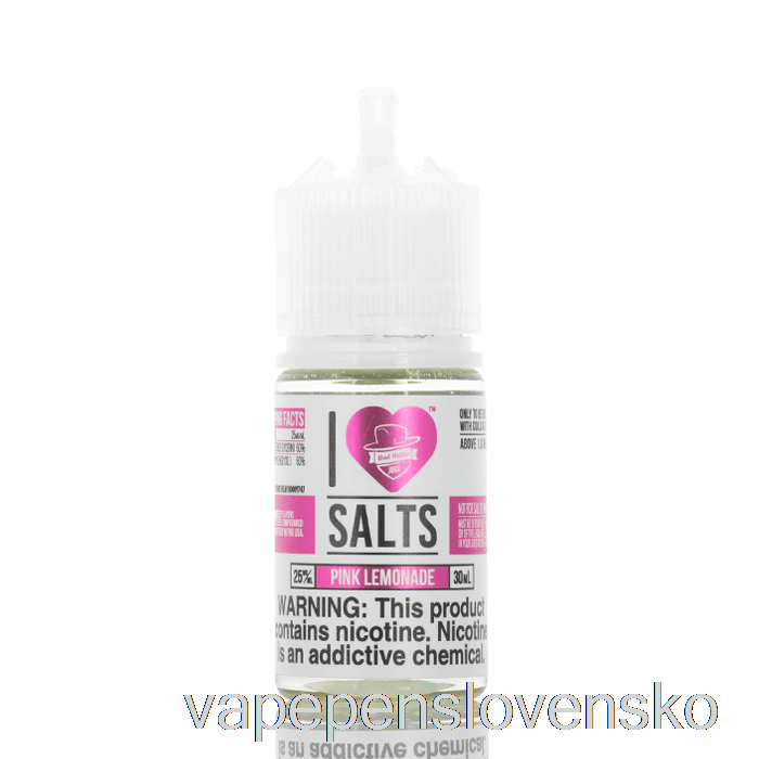 Ružová Limonáda - Milujem Soli - 30 Ml 25 Mg Vape Pero